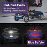 NNEMB Mid-Sized Lithium Fast Easy Charge Mobility Scooter, Blue