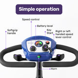 NNEMB Mid-Sized Lithium Fast Easy Charge Mobility Scooter, Blue