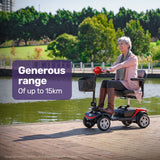 NNEMB Mid-Sized Lithium Fast Easy Charge Mobility Scooter, Red