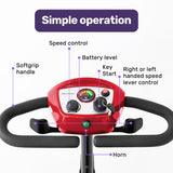 NNEMB Mid-Sized Lithium Fast Easy Charge Mobility Scooter, Red