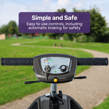 NNEMB PacerLite Mid-Sized Ultra-Lightweight Folding Electric Mobility Scooter for Elderly