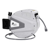 NNEDSZ Green Fingers 30M Water Hose Reel Retractable Auto Rewind Wall Mount Garden Spray Gun
