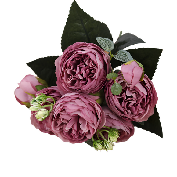 NNEOBA Rose Bouquet Peony Artificial Flowers