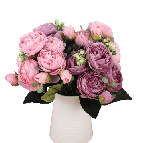 NNEOBA Rose Bouquet Peony Artificial Flowers