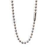 925 Sterling Silver Ball Chain Necklace – 15-Inch Pendant Chain for Women & Men