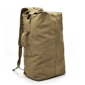 NNEOBA Canvas Travel Backpack Hand Shoulder Bag Green