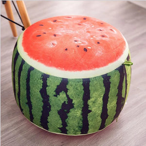 NNEOBA Adorable Watermelon Inflatable Stool for Kids - Portable, Plush, and Fun!