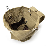 NNEOBA Canvas Travel Backpack Hand Shoulder Bag Green