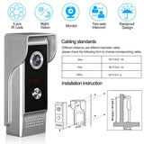 NNEOBA Wired Video Doorbell Intercom System