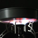 NNEOBA 1000ml Dual-Fuel Gasoline Gas Stove Silver