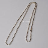 925 Sterling Silver Ball Chain Necklace – 15-Inch Pendant Chain for Women & Men