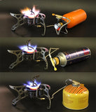 NNEOBA Multi-Oil Gas Portable Camping Stove Grey