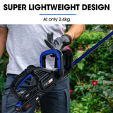 NNEMB HH4 20V Cordless Electric Hedge Trimmer Kit, with Lithium Battery and Fast Charger