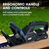 NNEMB HH4 20V Cordless Electric Hedge Trimmer Kit, with Lithium Battery and Fast Charger