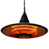 NNEMB 1500W Hanging Electric Outdoor Patio Heater, Radiant Carbon Fiber Element, with Remote Control