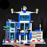 NNEOBA City Police Station Building Blocks Set (753PCS)