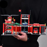 NNEOBA Fire Station Building Blocks Set for Kids (756pcs)