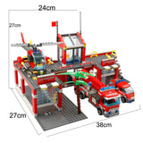 NNEOBA Fire Station Building Blocks Set for Kids (756pcs)