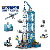 NNEOBA Space Manned Rocket Building Blocks with Astronaut Figure