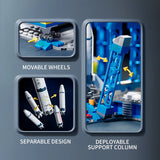 NNEOBA Space Manned Rocket Building Blocks with Astronaut Figure