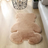 NNEOBA Luxurious Bear Rug Super Soft Carpet - Brown, 120x160cm