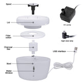 NNEOBA Automatic Cat Fountain Water Drinking