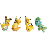 8Pcs Pokemon Anime Character Set Mini Collectible Plastic Figures