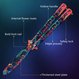NNEOBA Four-Hole Butterfly Practice Knife