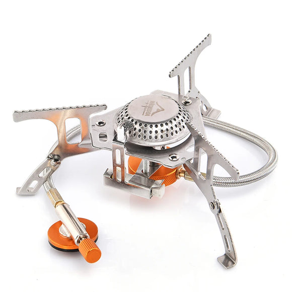 NNEOBA Portable Camping Gas Stove Silver