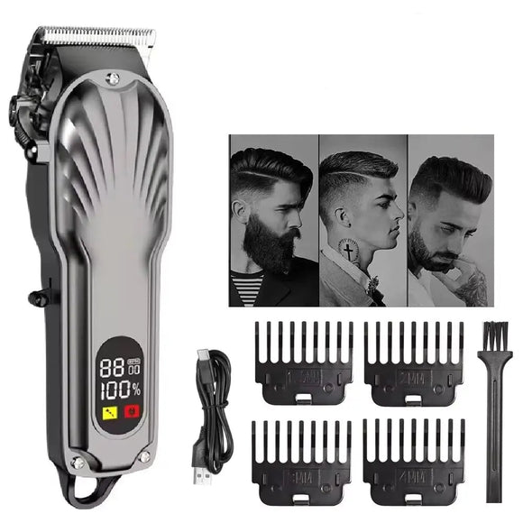 NNEOBA Hair Clipper And Beard Trimmer USB Cordless Tool for Men Black