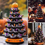 NNEOBA Christmas Ceramic Orange Pumpkin Head Decoration