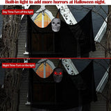NNEOBA Halloween Hanging Skull Ghost with LED Sound