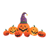 NNEOBA Halloween Inflatable Pumpkin Decoration with LED Lights