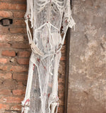 NNEOBA Halloween Movable Skeleton Realistic Haunted Decor