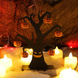 NNEOBA Halloween Iron Tabletop Tree