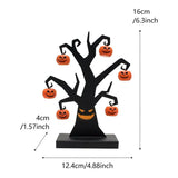 NNEOBA Halloween Iron Tabletop Tree