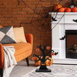 NNEOBA Halloween Iron Tabletop Tree