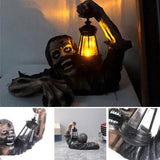 NNEOBA Halloween Zombie Crawling Horror Decor with LED Lights