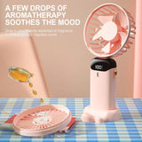 NNEOBA Handheld Portable Foldable Neck Fan
