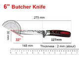 NNEOBA Handmade Stainless Steel Chef Boning Knife – Butcher Cleaver & Fishing Knife
