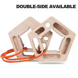 NNEOBA Double-Sided Hang board Rock Climbing Fingerboard
