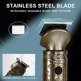 NNEOBA 6 in 1 Hair Clipper And Trimmer Set USB Rechargeable for Men Bronze