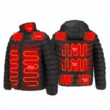 11-Zone USB Heated Jacket – Graphene Heating Winter Coat for Men & Women