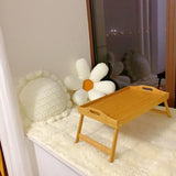 NNEOBA Foldable Laptop Stand & Breakfast Tray - Cozy Bedroom Desk