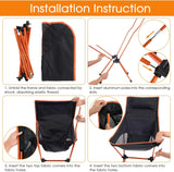 NNEOBA Portable Oxford Cloth Camping Chair