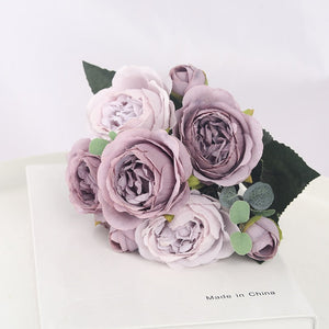 NNEOBA Artificial Flowers Peony Tea Rose
