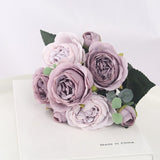 NNEOBA Artificial Flowers Peony Tea Rose