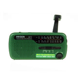 NNEOBA Emergency Solar Radio with Flashlight Green