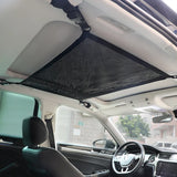NNEOBA SUV Car Ceiling Storage Net Breathable Mesh Roof Cargo Organizer Black