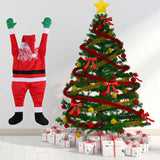 NNEOBA Festive 108cm Santa Claus Hanging Doll for Christmas Decor